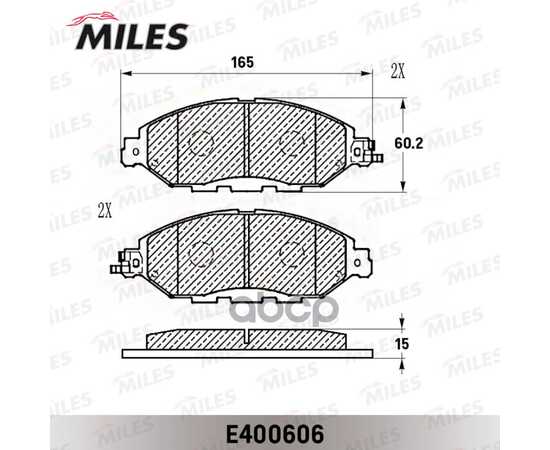 Купить КОЛОДКИ ТОРМОЗНЫЕ ПЕРЕДНИЕ (СМЕСЬ LOW-METALLIC) NISSAN PATHFINDER 14-/INFINITI QX60 12- E400606