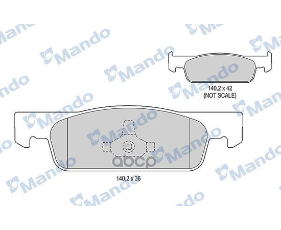 Купить КОЛОДКИ ТОРМОЗНЫЕ ПЕРЕДНИЕ RENAULT LOGAN II/SANDERO II 8V 14- (TRW GDB2018) MBF015803