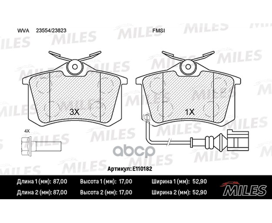 Купить КОЛОДКИ ТОРМОЗНЫЕ ЗАДНИЕ С ДАТЧИКОМ (СМЕСЬ SEMI-METALLIC) SEAT IBIZA 02-/SKODA FABIA 99-08/VW POLO 01- (TRW GDB1475) E110182