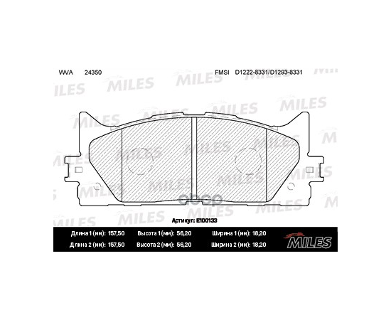 Купить КОЛОДКИ ТОРМОЗНЫЕ ПЕРЕДНИЕ (БЕЗ ДАТЧИКА) (СМЕСЬ SEMI-METALLIC) TOYOTA CAMRY V40 06-/V50 11-/LEXUS ES 240/350 06- (TRW GDB3429) E100133