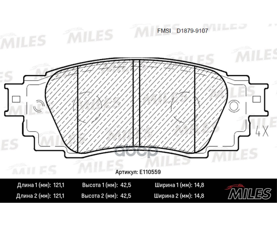 Купить КОЛОДКИ ТОРМОЗНЫЕ ЗАДНИЕ (СМЕСЬ SEMI-METALLIC) LEXUS RX 15- / TOYOTA CAMRY (V70) 17- (TRW GDB4459) E110559