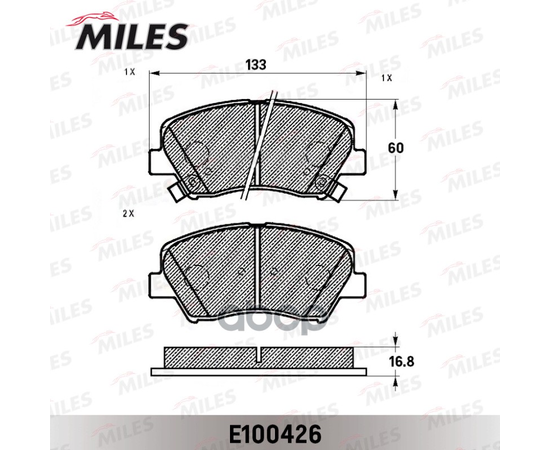 Купить КОЛОДКИ ТОРМОЗНЫЕ ПЕРЕДНИЕ (СМЕСЬ SEMI-METALLIC) HYUNDAI I30/ELANTRA 11-/CEED 12- (TRW GDB3552) E100426