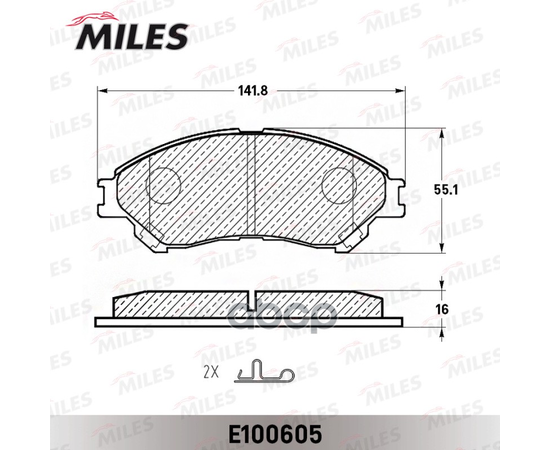 Купить КОЛОДКИ ТОРМОЗНЫЕ ПЕРЕДНИЕ (СМЕСЬ SEMI-METALLIC) SUZUKI SX4 13-/VITARA 15- (TRW GDB3633) E100605