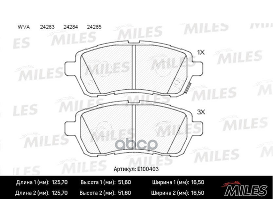 Купить КОЛОДКИ ТОРМОЗНЫЕ ПЕРЕДНИЕ (СМЕСЬ SEMI-METALLIC) FORD FIESTA 08-/MAZDA 2 07- (TRW GDB3437) E100403