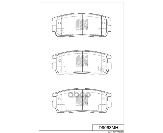 Купить КОЛОДКИ ТОРМОЗНЫЕ ДИСКОВЫЕ ЗАДН. CHEVROLET CAPTIVA, DAEWOO WINSTORM 06- D9063MH