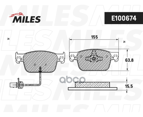 Купить КОЛОДКИ ТОРМОЗНЫЕ ПЕРЕДНИЕ (СМЕСЬ SEMI-METALLIC) AUDI A4 15-/A5 16- (TRW GDB2127) E100674