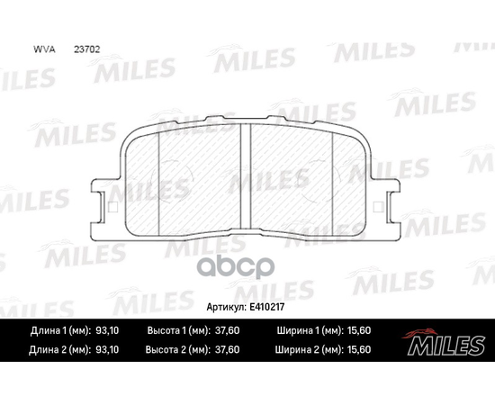 Купить КОЛОДКИ ТОРМОЗНЫЕ ЗАДНИЕ (БЕЗ ДАТЧИКА) (СМЕСЬ LOW-METALLIC) (TOYOTA CAMRY (_V30_) 2.4/3.0 0104/HIGHLANDER 0007) (TRW GDB3374) E410217