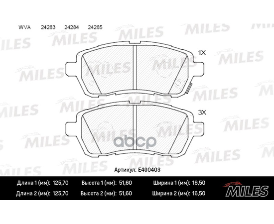 Купить КОЛОДКИ ТОРМОЗНЫЕ ПЕРЕДНИЕ (БЕЗ ДАТЧИКА) (СМЕСЬ LOW-METALLIC) FORD FIESTA 08-/MAZDA 2 07- (TRW GDB3437) E400403