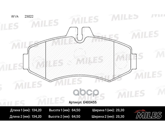 Купить КОЛОДКИ ТОРМОЗНЫЕ ПЕРЕДНИЕ (БЕЗ ДАТЧИКА) (СМЕСЬ LOW-METALLIC) MERCEDES VITO 9303/SPRINTER (901-903) 06 (TRW GDB1373) E400455