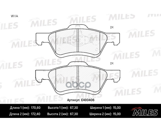 Купить КОЛОДКИ ТОРМОЗНЫЕ ПЕРЕДНИЕ (БЕЗ ДАТЧИКА) (СМЕСЬ LOW-METALLIC) FORD MAVERICK/MAZDA TRIBUTE 2.4-3.0 04- (TRW GDB1752) E400406