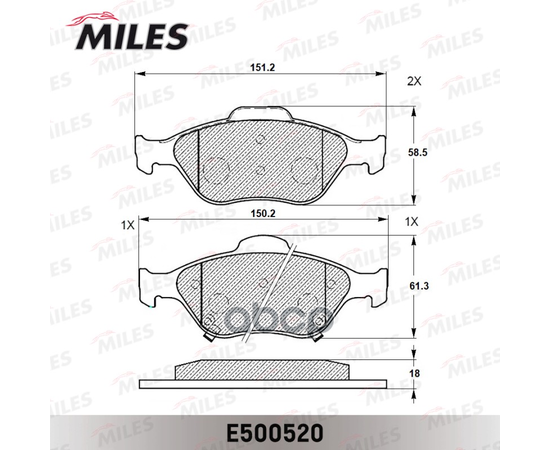 Купить КОЛОДКИ ТОРМОЗНЫЕ ПЕРЕДНИЕ (СМЕСЬ CERAMIC СЕРИЯ PRO) TOYOTA YARIS 1.0-1.4 06- (TRW GDB3457) E500520