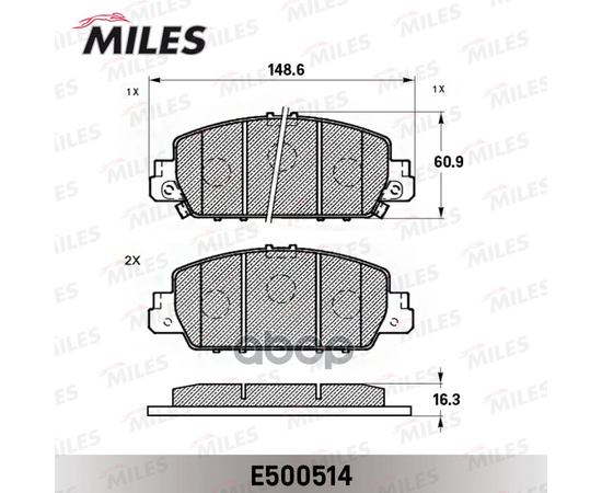 Купить КОЛОДКИ ТОРМОЗНЫЕ ПЕРЕДНИЕ (СМЕСЬ CERAMIC СЕРИЯ PRO) HONDA ACCORD 14- (TRW GDB3615) E500514