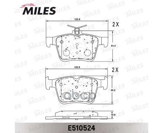 Купить КОЛОДКИ ТОРМОЗНЫЕ ЗАДНИЕ (СМЕСЬ CERAMIC СЕРИЯ PRO) AUDI A3/VW GOLF VII 12- (TRW GDB1957) E510524