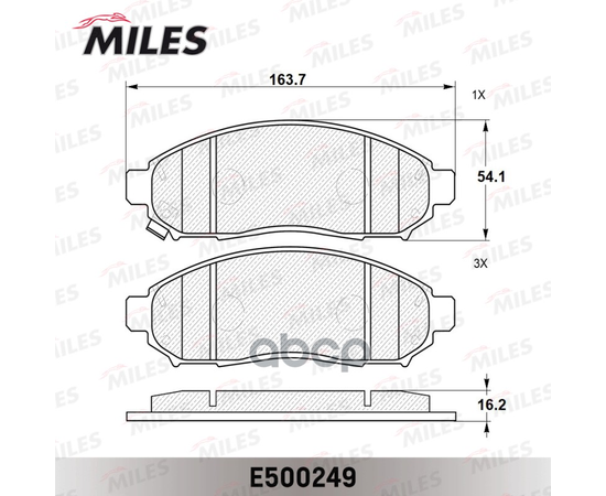 Купить КОЛОДКИ ТОРМОЗНЫЕ ПЕРЕДНИЕ (СМЕСЬ CERAMIC СЕРИЯ PRO) NISSAN NAVARA/PATHFINDER 2.5D 05- (TRW GDB3404) E500249