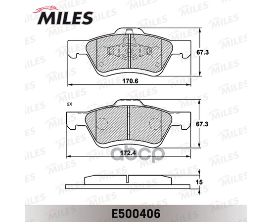 Купить КОЛОДКИ ТОРМОЗНЫЕ ПЕРЕДНИЕ (СМЕСЬ CERAMIC СЕРИЯ PRO) FORD MAVERICK/MAZDA TRIBUTE 2.4-3.0 04- (TRW GDB1752) E500406