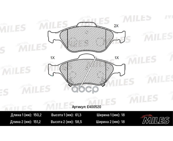 Купить КОЛОДКИ ТОРМОЗНЫЕ ПЕРЕДНИЕ (СМЕСЬ LOW-METALLIC) TOYOTA YARIS / VITZ 1.0-1.4 06- (TRW GDB3457) E400520