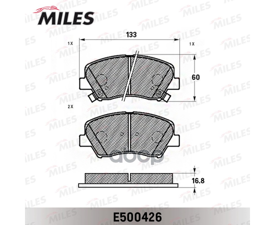 Купить КОЛОДКИ ТОРМОЗНЫЕ ПЕРЕДНИЕ (СМЕСЬ CERAMIC СЕРИЯ PRO) HYUNDAI I30/ELANTRA 11-/CEED 12- (TRW GDB3552) E500426