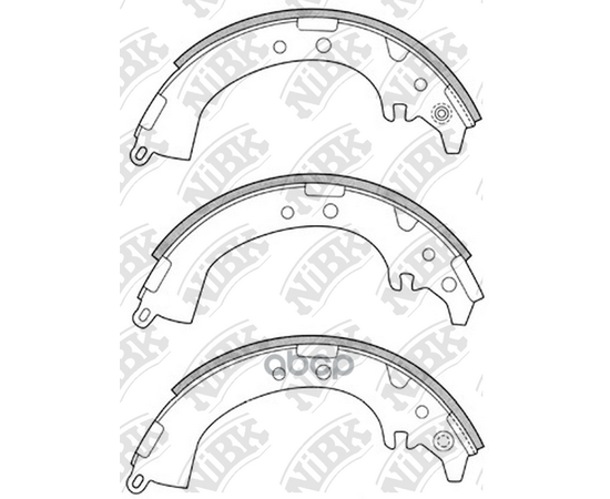 Купить КОЛОДКИ ТОРМОЗНЫЕ БАРАБАННЫЕ FN2333