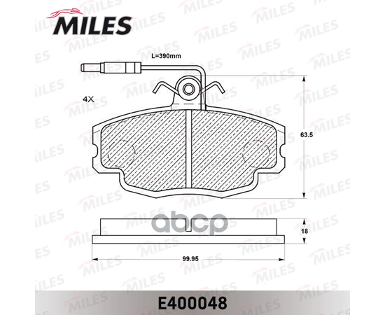 Купить КОЛОДКИ ТОРМОЗНЫЕ ПЕРЕДНИЕ (С ДАТЧИКОМ) (СМЕСЬ LOW-METALLIC) RENAULT LOGAN 04-/SANDERO 08-/CLIO 91- (TRW GDB807) E400048