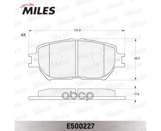 Купить КОЛОДКИ ТОРМОЗНЫЕ ПЕРЕДНИЕ (СМЕСЬ CERAMIC СЕРИЯ PRO) TOYOTA CAMRY (_V30_) 2.4/3.0 0104 (TRW GDB3314) E500227