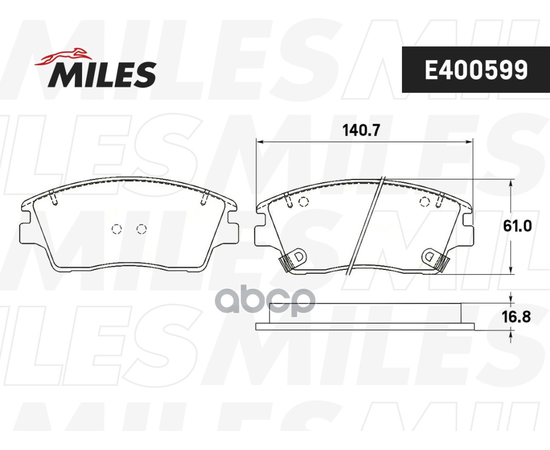 Купить КОЛОДКИ ТОРМОЗНЫЕ ПЕРЕДНИЕ (СМЕСЬ SEMI-METALLIC) HYUNDAI TUCSON/KIA SPORTAGE 15- (TRW GDB2197) E400599