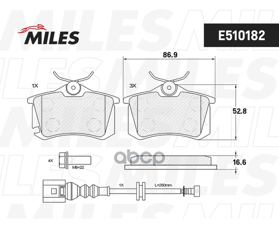 Купить КОЛОДКИ ТОРМОЗНЫЕ ЗАДНИЕ (С ДАТЧИКОМ) (СМЕСЬ CERAMIC СЕРИЯ PRO) SEAT IBIZA 02-/SKODA FABIA 99-08/VW POLO 01- (TRW GDB1475) E510182