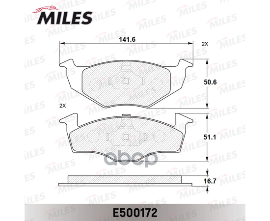 Купить КОЛОДКИ ТОРМОЗНЫЕ ПЕРЕДНИЕ (СМЕСЬ CERAMIC СЕРИЯ PRO) SKODA FABIA/VOLKSWAGEN LUPO/POLO 95- (TRW GDB1274) E500172