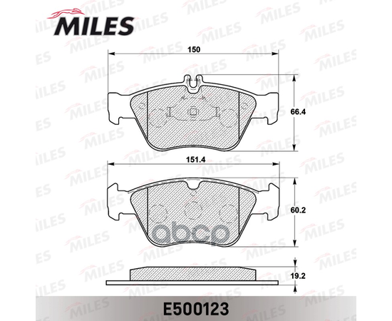 Купить КОЛОДКИ ТОРМОЗНЫЕ ПЕРЕДНИЕ (СМЕСЬ CERAMIC СЕРИЯ PRO) MERCEDES W210/W202/C208 2.0-2.8 (TRW GDB1205) E500123