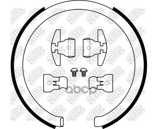 Купить КОЛОДКИ ТОРМОЗНЫЕ БАРАБАННЫЕ FN0705