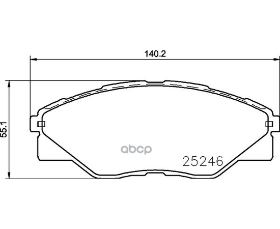 Купить КОЛОДКИ ТОРМОЗНЫЕ ДИСКОВЫЕ, ПЕРЕДНИЕ, TOYOTA COROLLA , COROLLA ESTATE , COROLLA SALOON , COROLLA WAGON NP1061