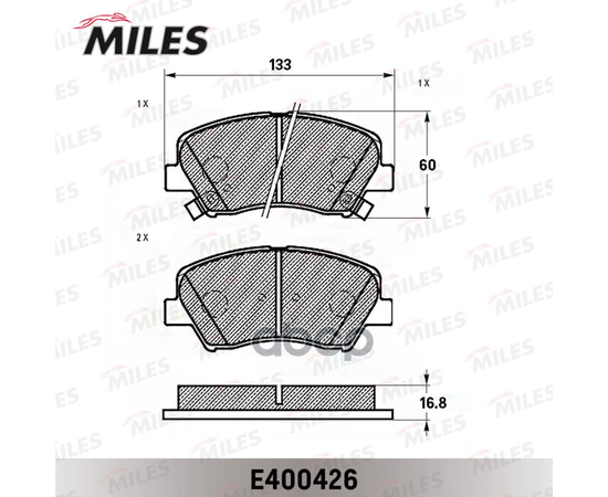 Купить КОЛОДКИ ТОРМОЗНЫЕ ПЕРЕДНИЕ (СМЕСЬ SEMI-METALLIC) HYUNDAI I30/ELANTRA 11-/CEED 12- (TRW GDB3552) E400426