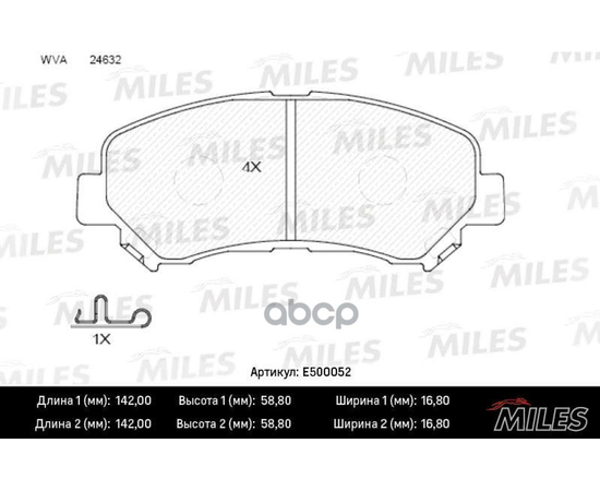 Купить КОЛОДКИ ТОРМОЗНЫЕ ПЕРЕДНИЕ (СМЕСЬ CERAMIC СЕРИЯ PRO) NISSAN QASHQAI 1.6/2.0 07-/X-TRAIL 07- (TRW GDB3467) E500052