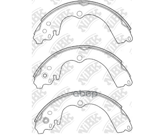 Купить КОЛОДКИ ТОРМОЗНЫЕ БАРАБАННЫЕ SUBARU FORESTER 2005 FN7747