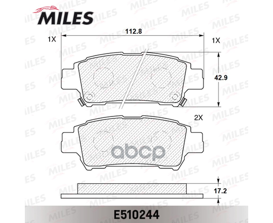 Купить КОЛОДКИ ТОРМОЗНЫЕ ЗАДНИЕ (СМЕСЬ CERAMIC СЕРИЯ PRO) TOYOTA AVENSIS VERSO 2.0 01-/PREVIA 2.0-2.4 00- (TRW GDB3249) E510244