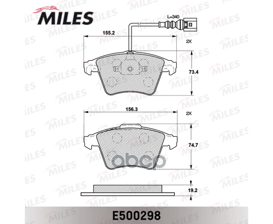 Купить КОЛОДКИ ТОРМОЗНЫЕ ПЕРЕДНИЕ (СМЕСЬ CERAMIC СЕРИЯ PRO) VOLKSWAGEN TOUAREG R16 03 (TRW GDB1651) E500298