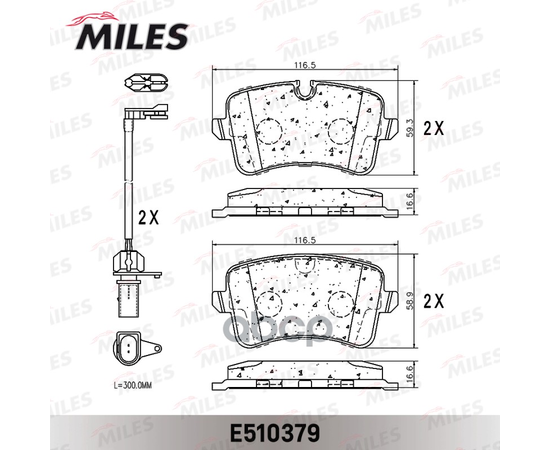 Купить КОЛОДКИ ТОРМОЗНЫЕ ЗАДНИЕ (С ДАТЧИКОМ) (СМЕСЬ CERAMIC СЕРИЯ PRO) AUDI A6 11-/A7 10- (TRW GDB1902) E510379