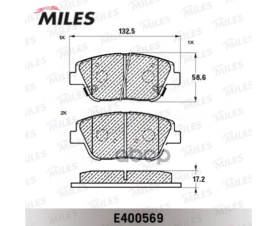 Купить КОЛОДКИ ТОРМОЗНЫЕ ПЕРЕДНИЕ (СМЕСЬ LOW-METALLIC) KIA OPTIMA 11- (TRW GDB3540) E400569