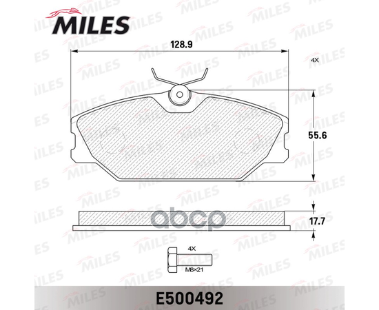 Купить КОЛОДКИ ТОРМОЗНЫЕ ПЕРЕДНИЕ (СМЕСЬ CERAMIC СЕРИЯ PRO) RENAULT LAGUNA 9503/MEGANE I 1.6/2.0/1.9D (TRW GDB1405) E500492