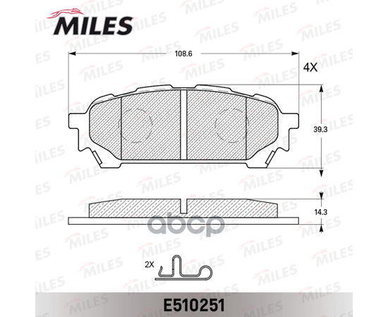 Купить КОЛОДКИ ТОРМОЗНЫЕ ЗАДНИЕ (СМЕСЬ CERAMIC СЕРИЯ PRO) SUBARU IMPREZA 2.0 11.02- (TRW GDB3395) E510251