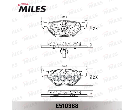 Купить КОЛОДКИ ТОРМОЗНЫЕ ЗАДНИЕ (СМЕСЬ CERAMIC СЕРИЯ PRO) BMW E39 9604 (TRW GDB1265) E510388