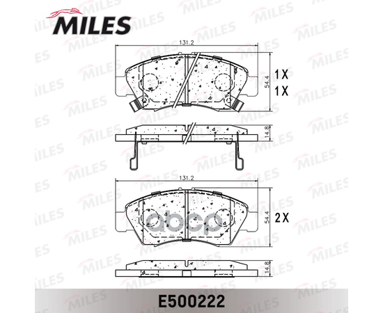 Купить КОЛОДКИ ТОРМОЗНЫЕ ПЕРЕДНИЕ (СМЕСЬ CERAMIC СЕРИЯ PRO) HONDA CIVIC 1.3-1.6 91-01/JAZZ 1.2/1.4 02- (TRW GDB1164) E500222