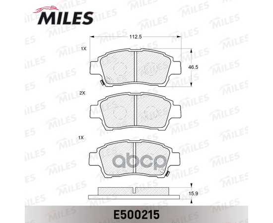 Купить КОЛОДКИ ТОРМОЗНЫЕ ПЕРЕДНИЕ (СМЕСЬ CERAMIC СЕРИЯ PRO) TOYOTA YARIS 1.0-1.3 (TRW GDB3218) E500215