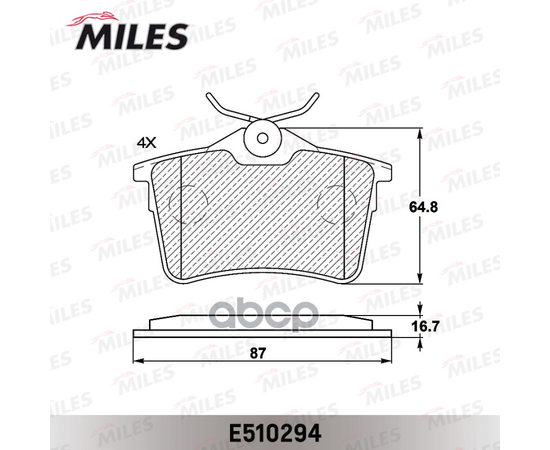 Купить КОЛОДКИ ТОРМОЗНЫЕ ЗАДНИЕ (СМЕСЬ CERAMIC СЕРИЯ PRO) CITROEN BERLINGO 08-/PEUGEOT 308 07-/PARTNER 08- (TRW GDB1799) E510294