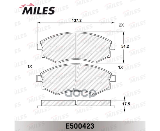 Купить КОЛОДКИ ТОРМОЗНЫЕ ПЕРЕДНИЕ (СМЕСЬ CERAMIC СЕРИЯ PRO) HYUNDAI ELANTRA/MATRIX/SONATA/SSANGYONG REXTON/KORANDO (TRW GDB895) E500423