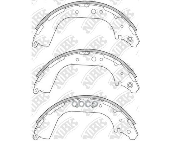 Купить КОЛОДКИ ТОРМОЗНЫЕ БАРАБАННЫЕ NI NAVARA 2.5 2002 FN1189