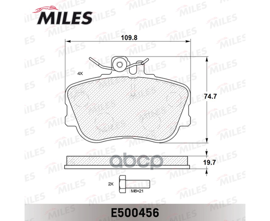 Купить КОЛОДКИ ТОРМОЗНЫЕ ПЕРЕДНИЕ (СМЕСЬ CERAMIC СЕРИЯ PRO) MERCEDES W202 93-00 (TRW GDB1094) E500456