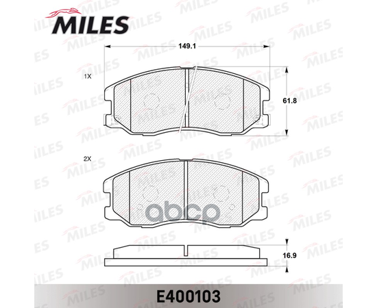 Купить КОЛОДКИ ТОРМОЗНЫЕ ПЕРЕДНИЕ (БЕЗ ДАТЧИКА) (СМЕСЬ LOW-METALLIC) CHEVROLET CAPTIVA/OPEL ANTARA 2.0D/2.4/3.2 07- (TRW GDB1715) E400103