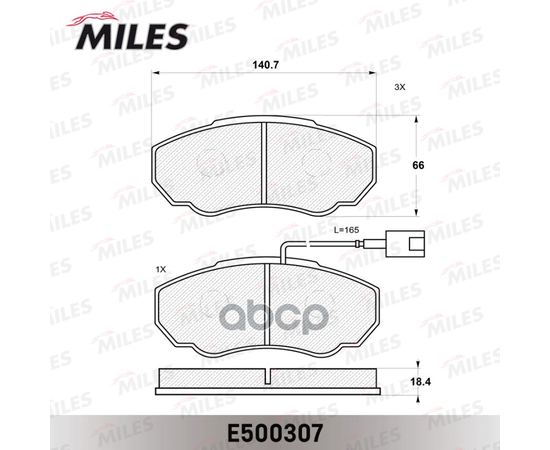 Купить КОЛОДКИ ТОРМОЗНЫЕ ПЕРЕДНИЕ (СМЕСЬ CERAMIC СЕРИЯ PRO) CITROEN JUMPER 02/FIAT DUCATO 02/PEUGEOT BOXER 02 (TRW GDB1517) E500307