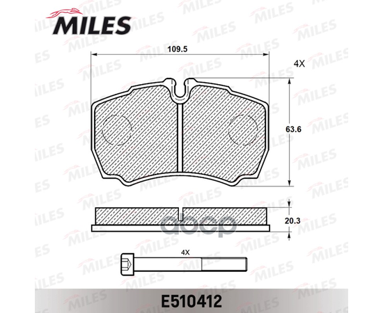 Купить КОЛОДКИ ТОРМОЗНЫЕ ЗАДНИЕ (СМЕСЬ CERAMIC СЕРИЯ PRO) FORD TRANSIT 06-/IVECO DAILY 01- (TRW GDB1901) E510412