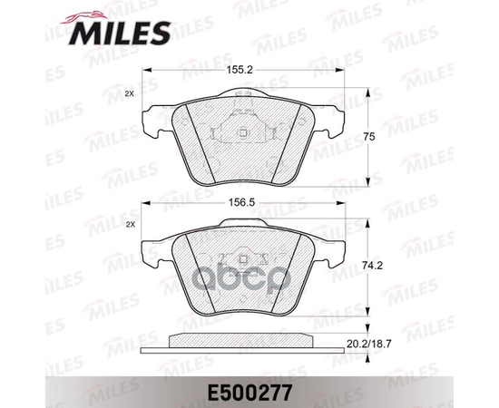 Купить КОЛОДКИ ТОРМОЗНЫЕ ПЕРЕДНИЕ (СМЕСЬ CERAMIC СЕРИЯ PRO) VOLVO XC90 02 (TRW GDB1565) E500277